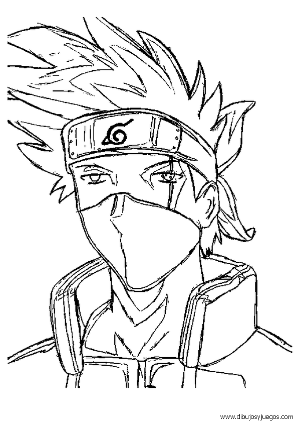 dibujos-de-naruto-002 | Dibujos y juegos, para pintar y colorear