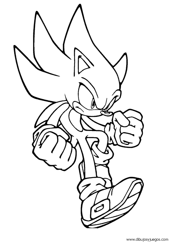 dibujos-de-sonic-012 | Dibujos y juegos, para pintar y colorear