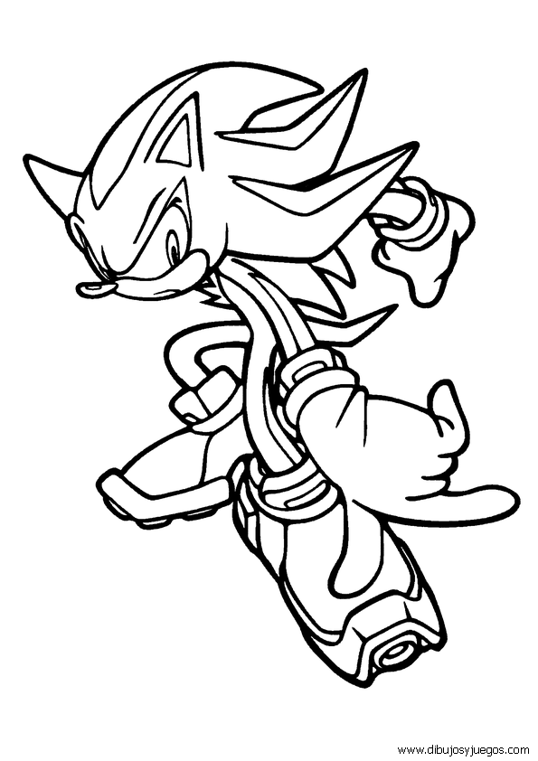 dibujos-de-sonic-023 | Dibujos y juegos, para pintar y colorear