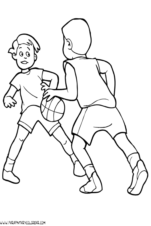 Dibujo de basket - Imagui