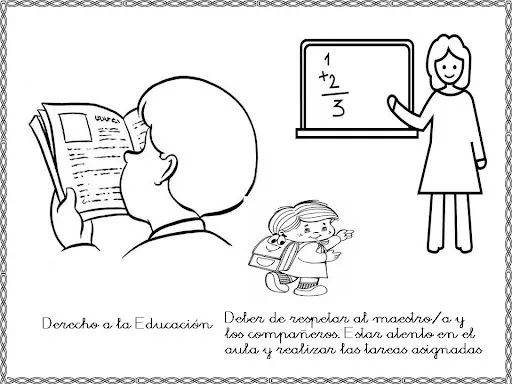 DIBUJOS DE DERECHOS HUMANOS PARA IMPRIMIR Y PINTAR