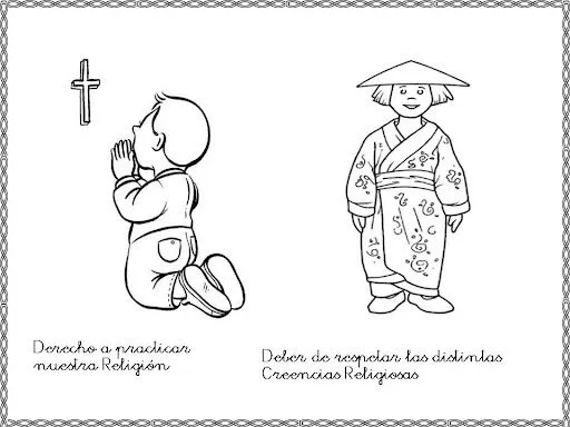 DIBUJOS DE DERECHOS HUMANOS PARA IMPRIMIR Y PINTAR