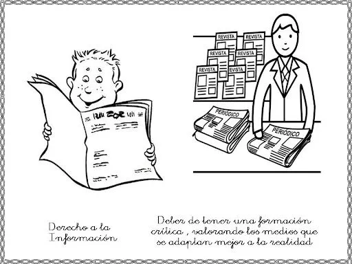 DIBUJOS DE DERECHOS HUMANOS PARA IMPRIMIR Y PINTAR | infantil 2.0