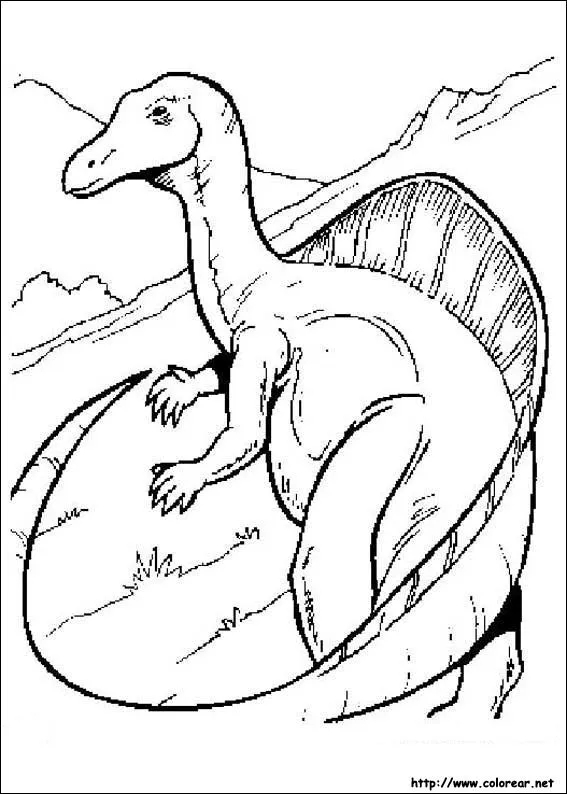 Dibujos de Dinosaurio para colorear en Colorear.