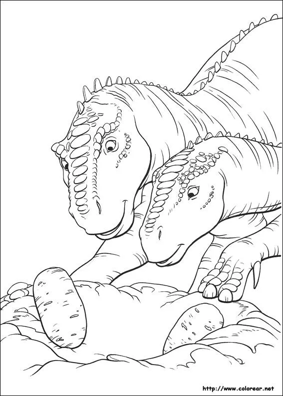 Dibujos de Dinosaurio para colorear en Colorear.net