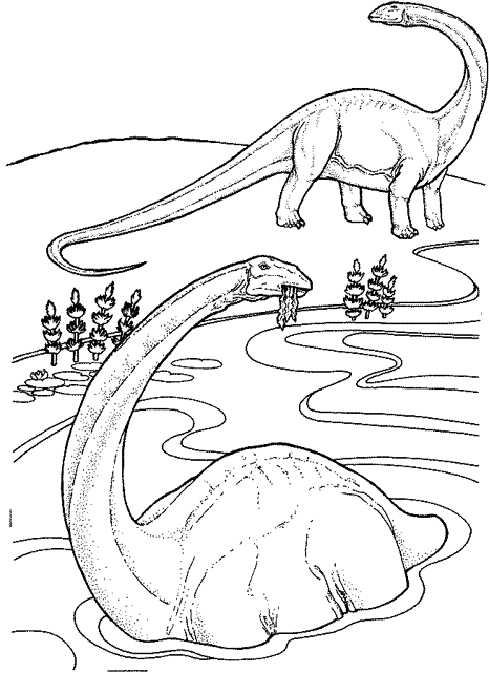 Dibujos de dinosaurios para colorear