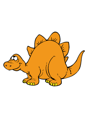 Dibujos de Dinosaurios para colorear y pintar - TodoPapás
