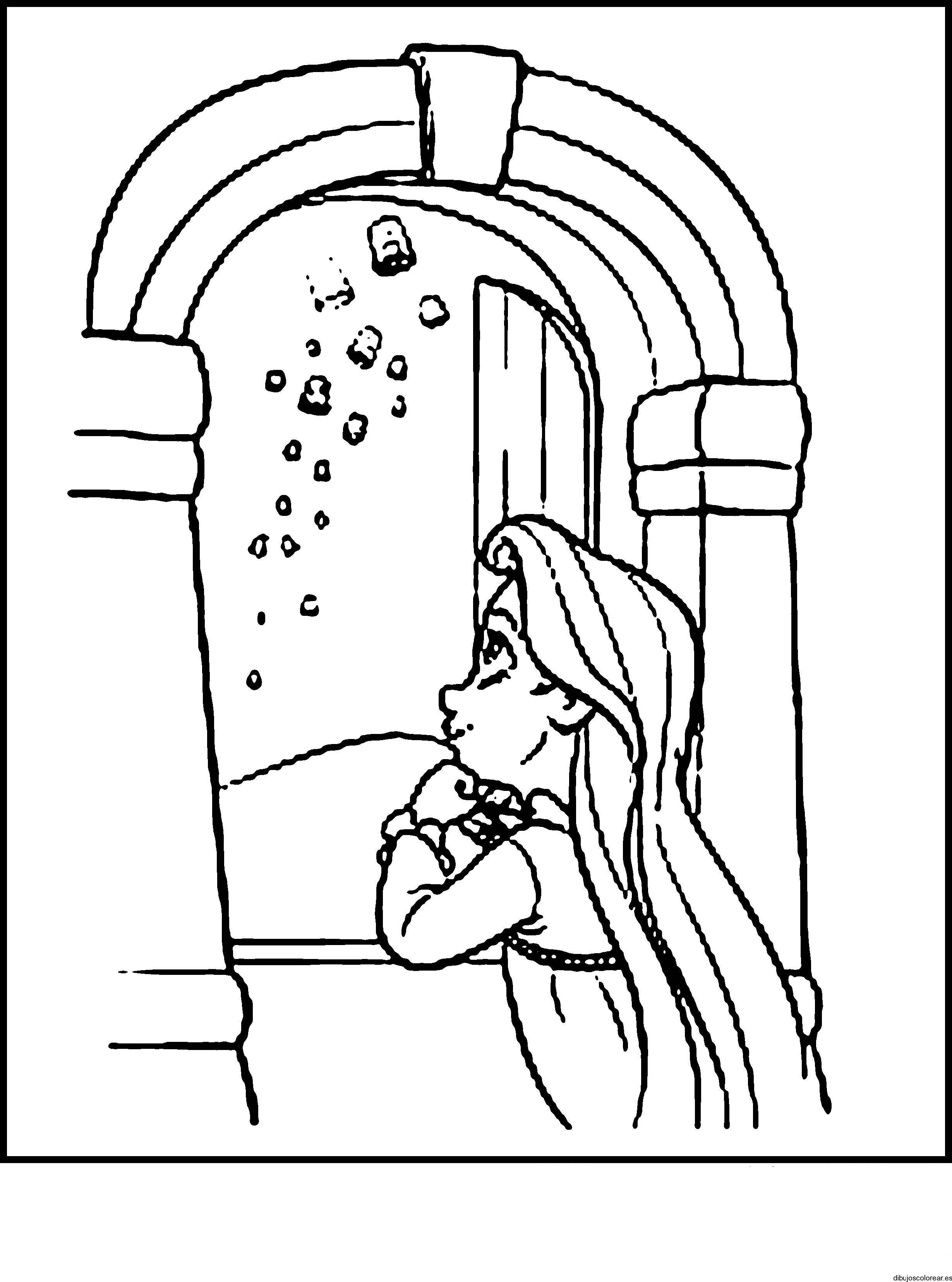 Dibujo de Rapunzel viendo la ventana | Dibujos para Colorear