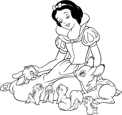 Dibujos de Disney Princesas para colorear ~ Portal de Manualidades