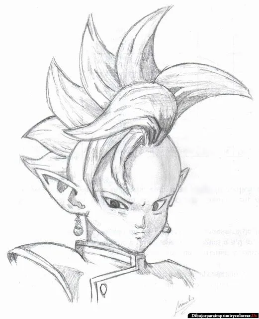 Dibujos de Dragon Ball z para Imprimir y Colorear - Dibujos Para ...