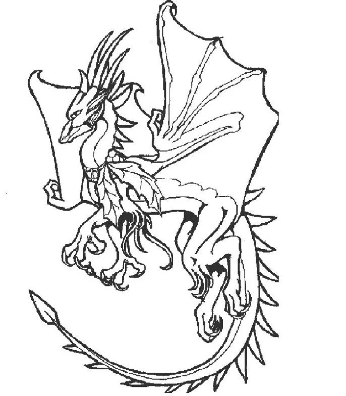 Dibujos de dragones para colorear cara - Imagui