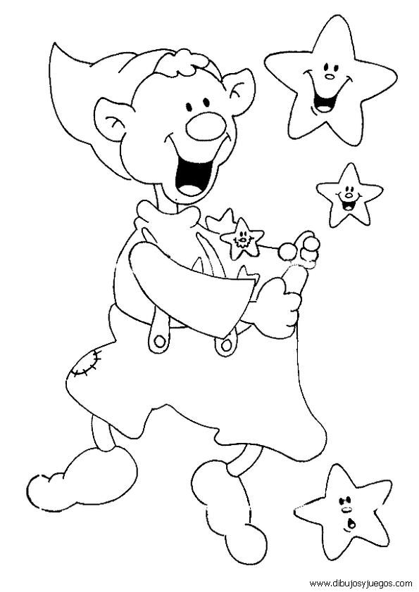 dibujos-duendes-papanoel-032 | Dibujos y juegos, para pintar y ...