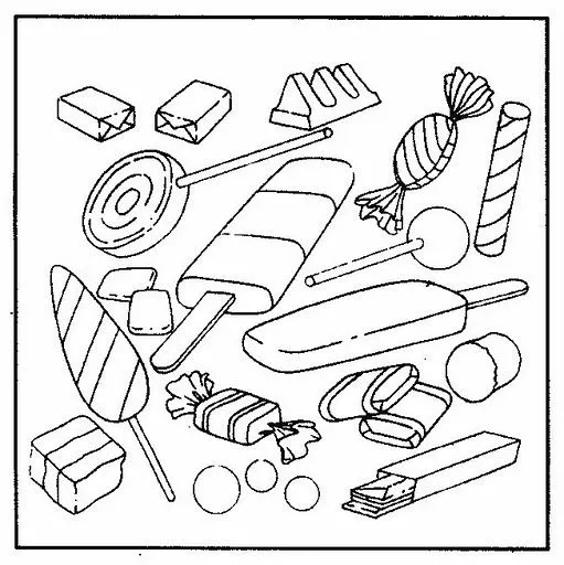 Dibujos de dulces