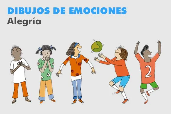 Dibujos de emociones 1 - Alegría | Recurso educativo 103600 - Tiching