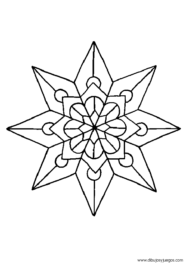 Dibujo estrella navidad - Imagui