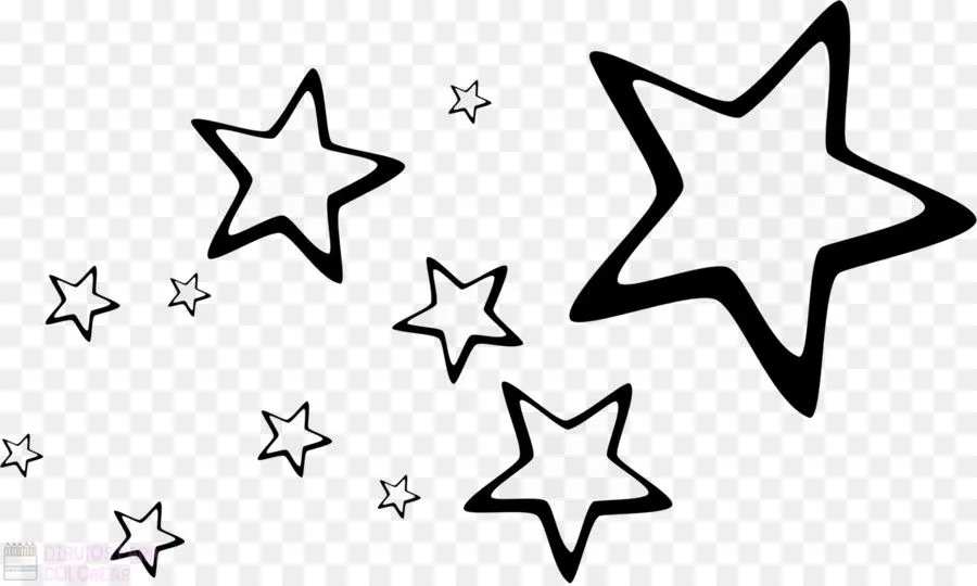 ᐈ Dibujos de Estrellas【TOP 30】Linda estrella fugaz – Dibujos para Colorear