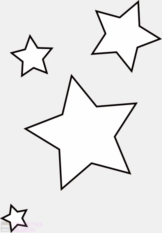 ᐈ Dibujos de Estrellas【TOP 30】Linda estrella fugaz – Dibujos para Colorear