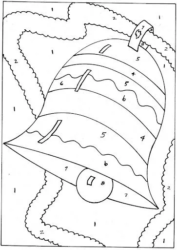 DIBUJOS FACILES PARA COLOREAR – COLOREAR LOS PUNTOS