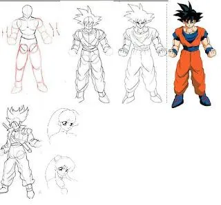 Dibujos faciles de dragon ball z - Imagui