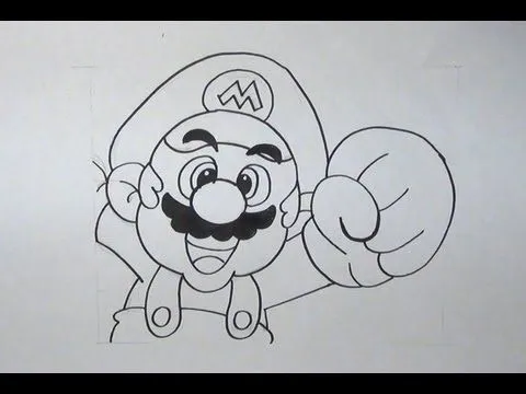 Dibujos faciles de hacer a lapiz paso a paso de Mario Bros - Imagui