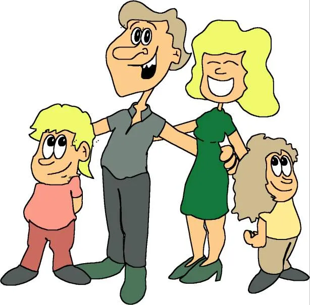 Familias nuclear dibujos - Imagui