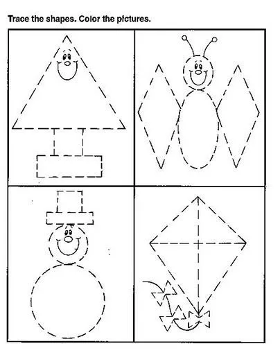 Formas geometricas infantil para imprimir - Imagui