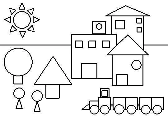 Dibujos con Figuras Geométricas | técnicas para clases de plástica