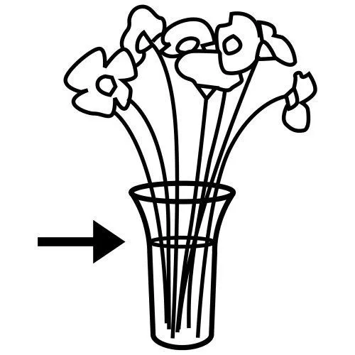 Floreros para colorear - Imagui