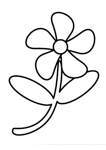 DIBUJOS DE FLORES PARA COLOREAR | Dibujos para colorear