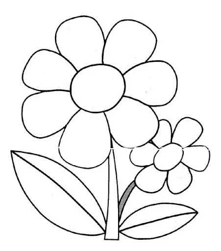 DIBUJOS DE FLORES PARA COLOREAR | Dibujos para colorear