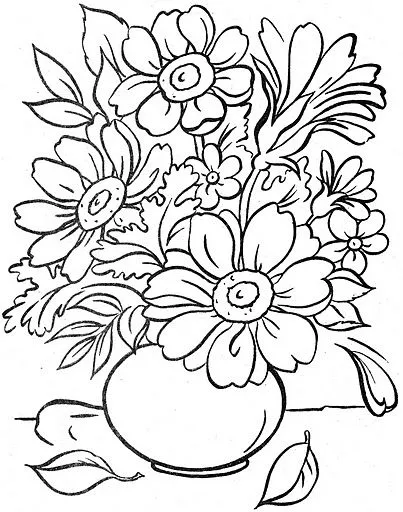 Dibujos de flores hawaianas para colorear - Imagui