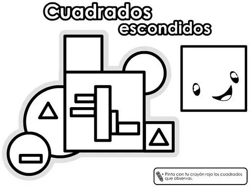 DIBUJOS CON FORMAS TRIANGULO CUADRADO CIRCULO