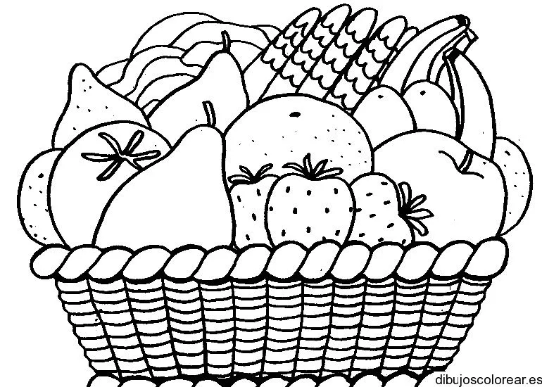 Dibujos de Frutas | Dibujos para Colorear