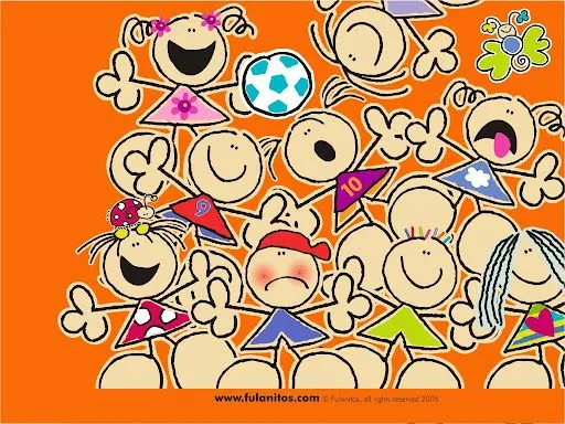 Dibujos de fulanitos niño y niña - Imagui