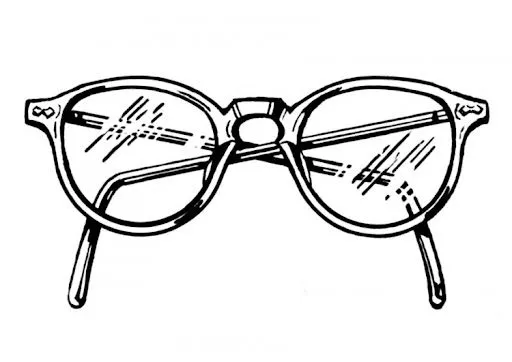 DIBUJOS DE GAFAS PARA COLOREAR