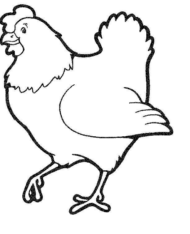 Dibujos GALLINAS para colorear - Imagui