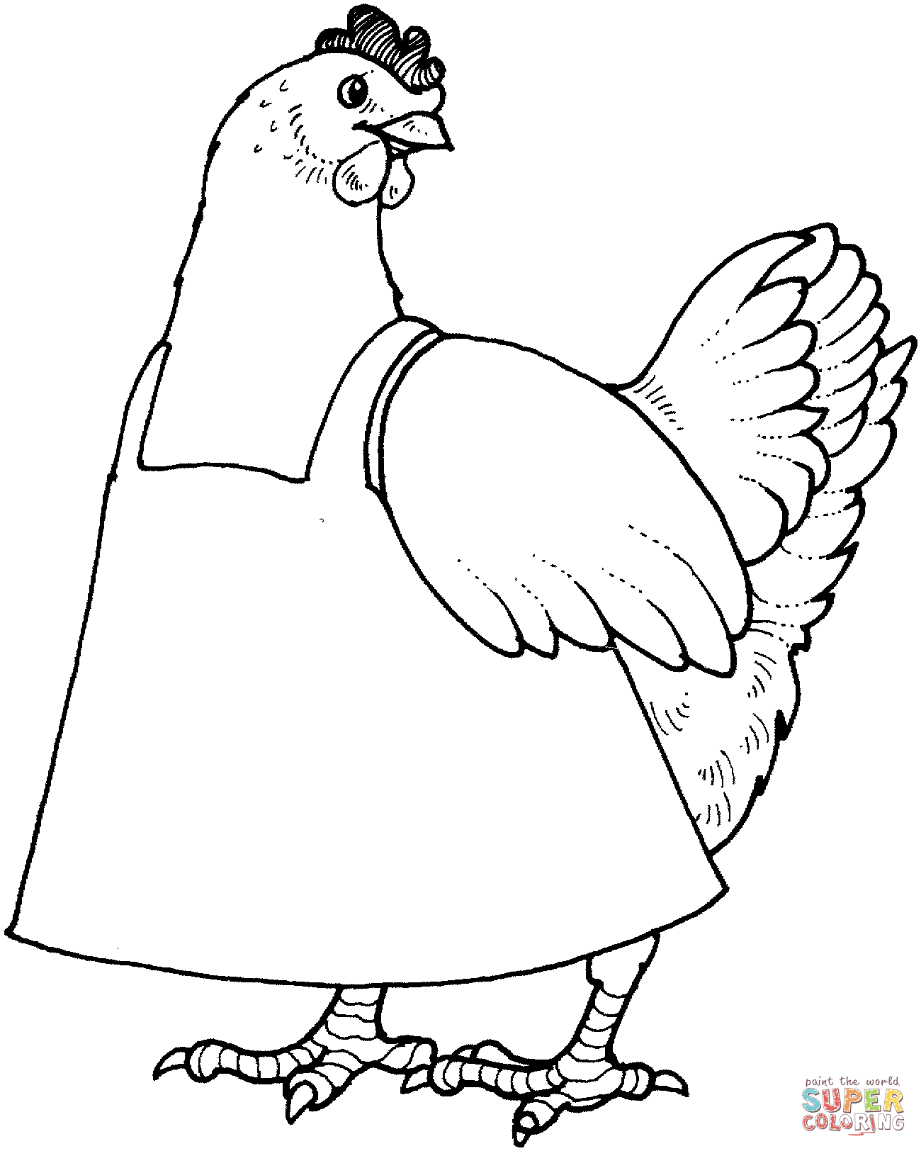 Dibujos de Gallinas para colorear - Páginas para imprimir y ...