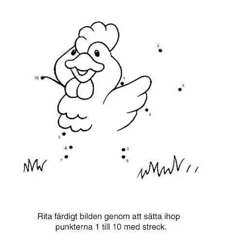 Dibujos de gallos y gallinas para colorear | Manualidades Infantiles