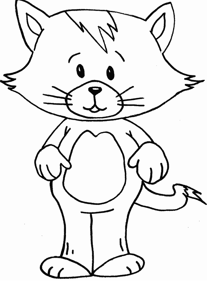 Dibujos de Gatitos para Colorear | Dibujos para Niños