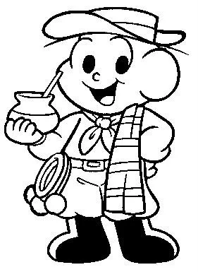 DIBUJOS DE GAUCHOS PARA PINTAR