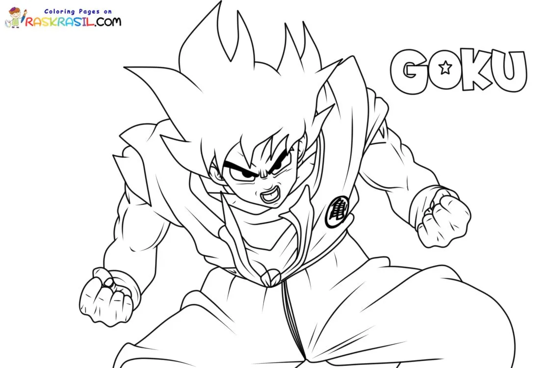 Dibujos de Goku para colorear - 80 imágenes gratis para imprimir