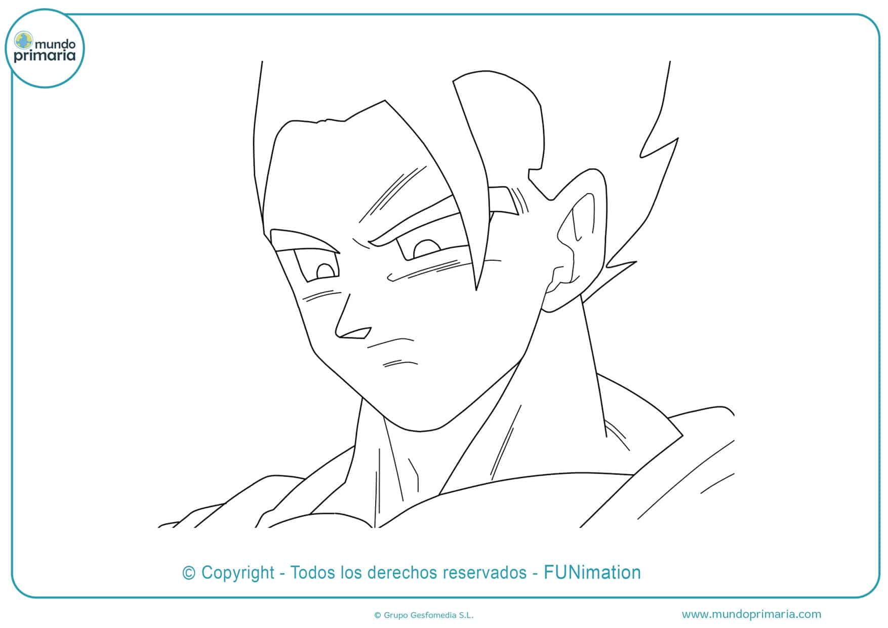 ▷ Dibujos de Goku y Son Goku para Colorear 【Listos para Imprimir】