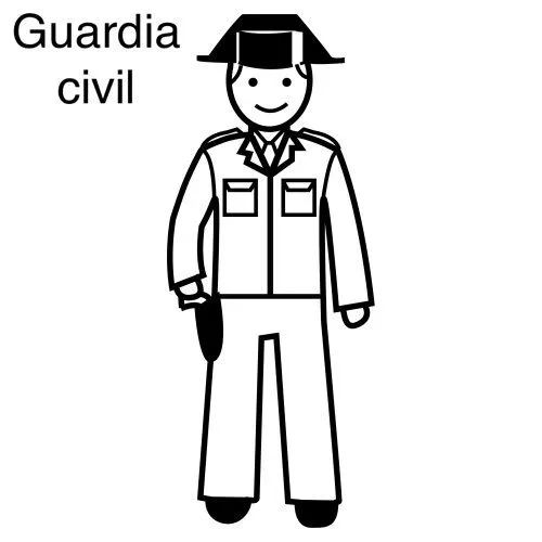 DIBUJOS DE GUARDIAS PARA PINTAR