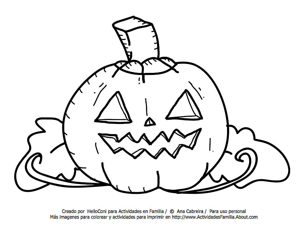 Dibujos de Halloween para Colorear