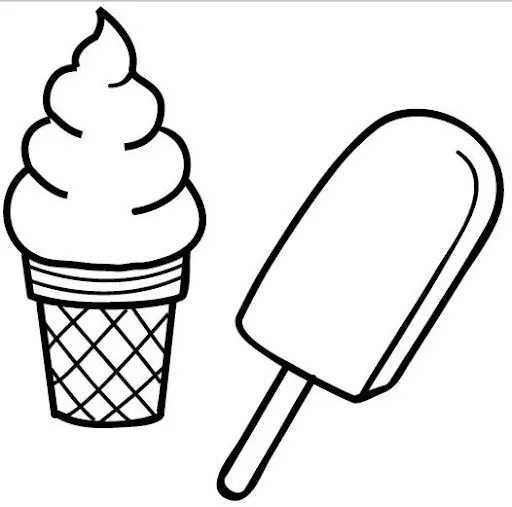 Dibujos de helados