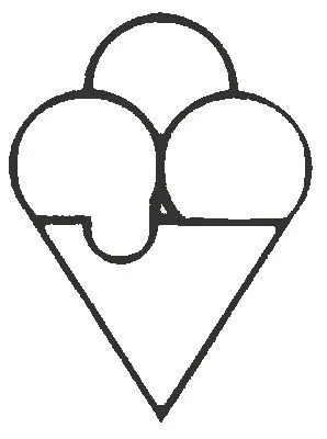 Helado para colorear - Imagui