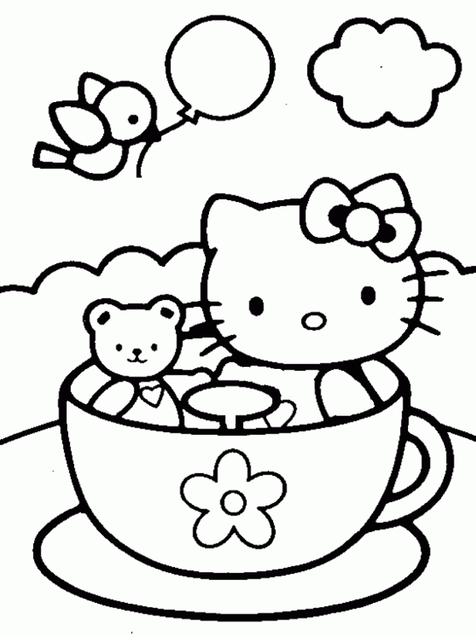 Dibujos de Hello Kitty para colorear e imprimir - Imagui