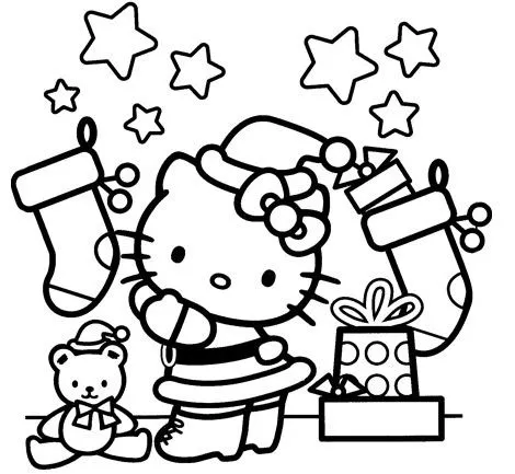 dibujos-navidad-hello-kitty- ...