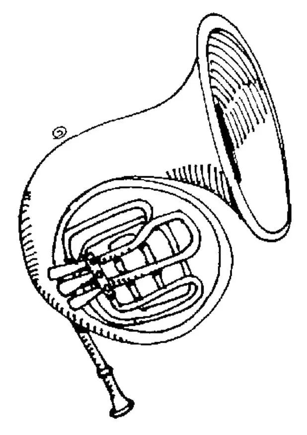 Dibujos Ideia Criativa: Instrumentos Musicais para colorir Tuba ...