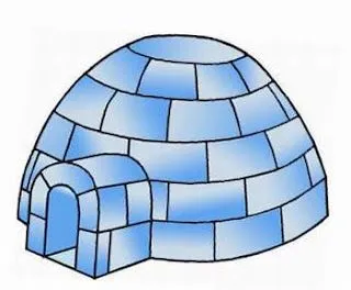 Dibujos de iglu para imprimir - Imagenes y dibujos para imprimir